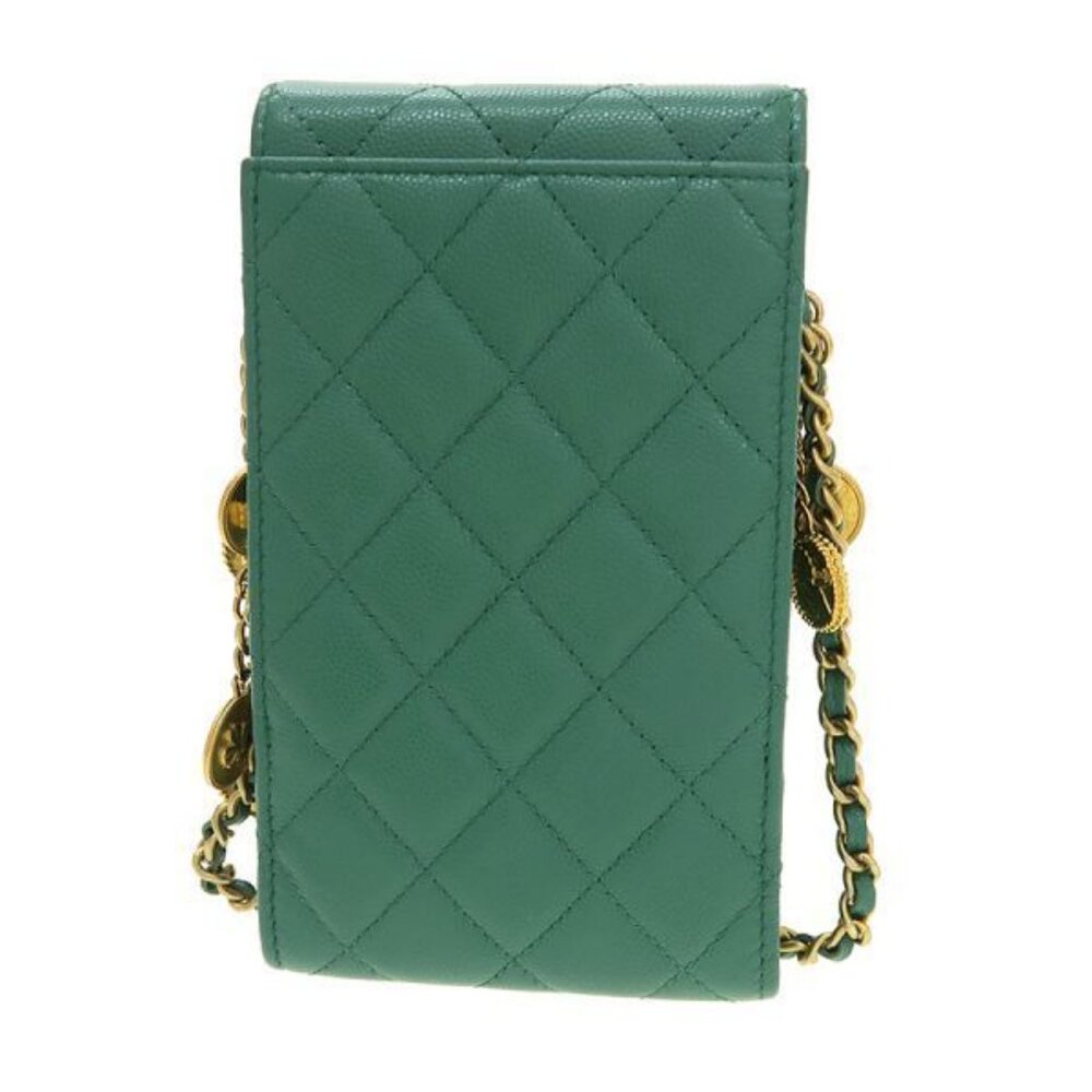 Chanel Caviar Quilted Chain Phone Case - Picture 3 of 9